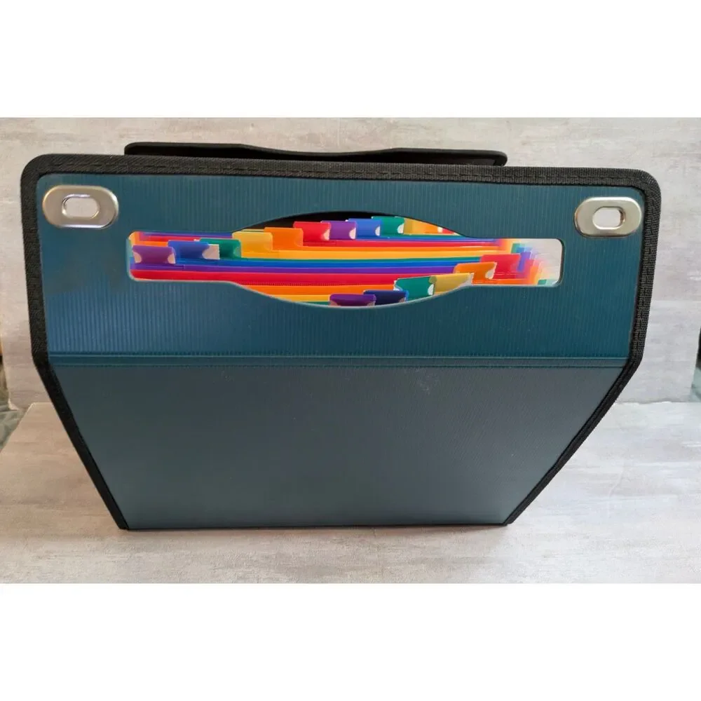 Expanding Accordion File Folder w/ twist locks